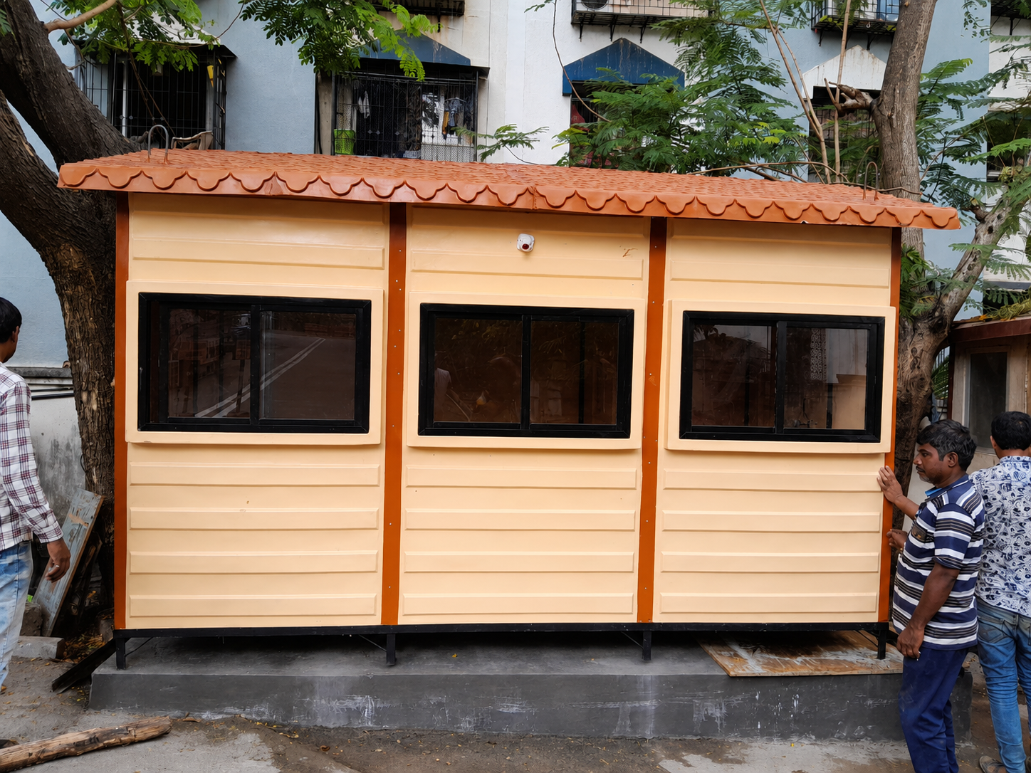 FRP Portable Security Cabin 15